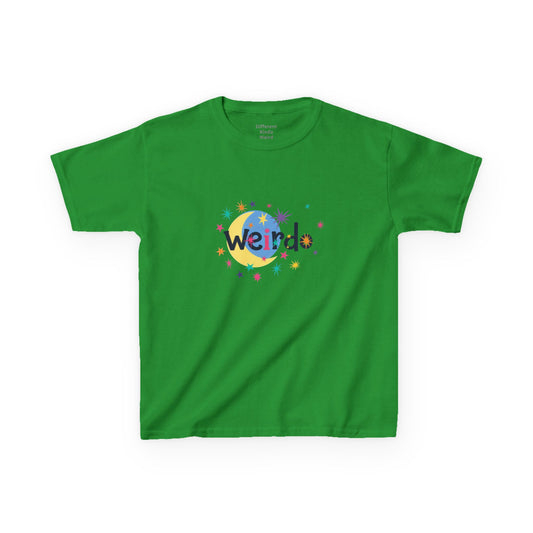Kids "Weirdo" Graphic Tee — Colorful Confetti Design