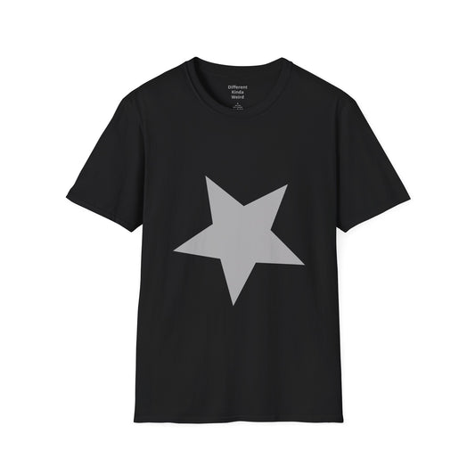 Star Graphic T-Shirt — Minimal Grey Star Tee