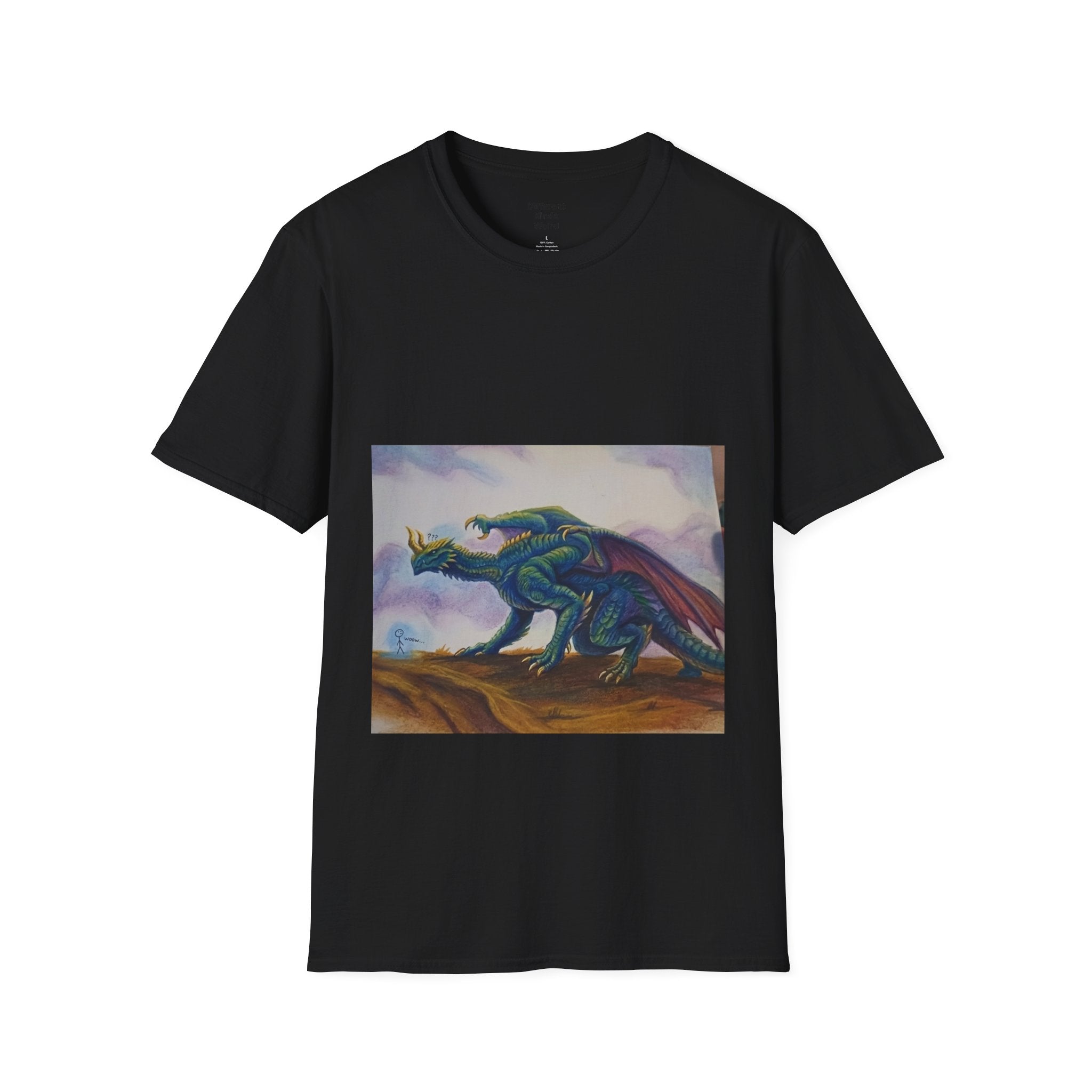 Xavier created Dragon T-Shirt — Fantasy Dragon Illustration Tee