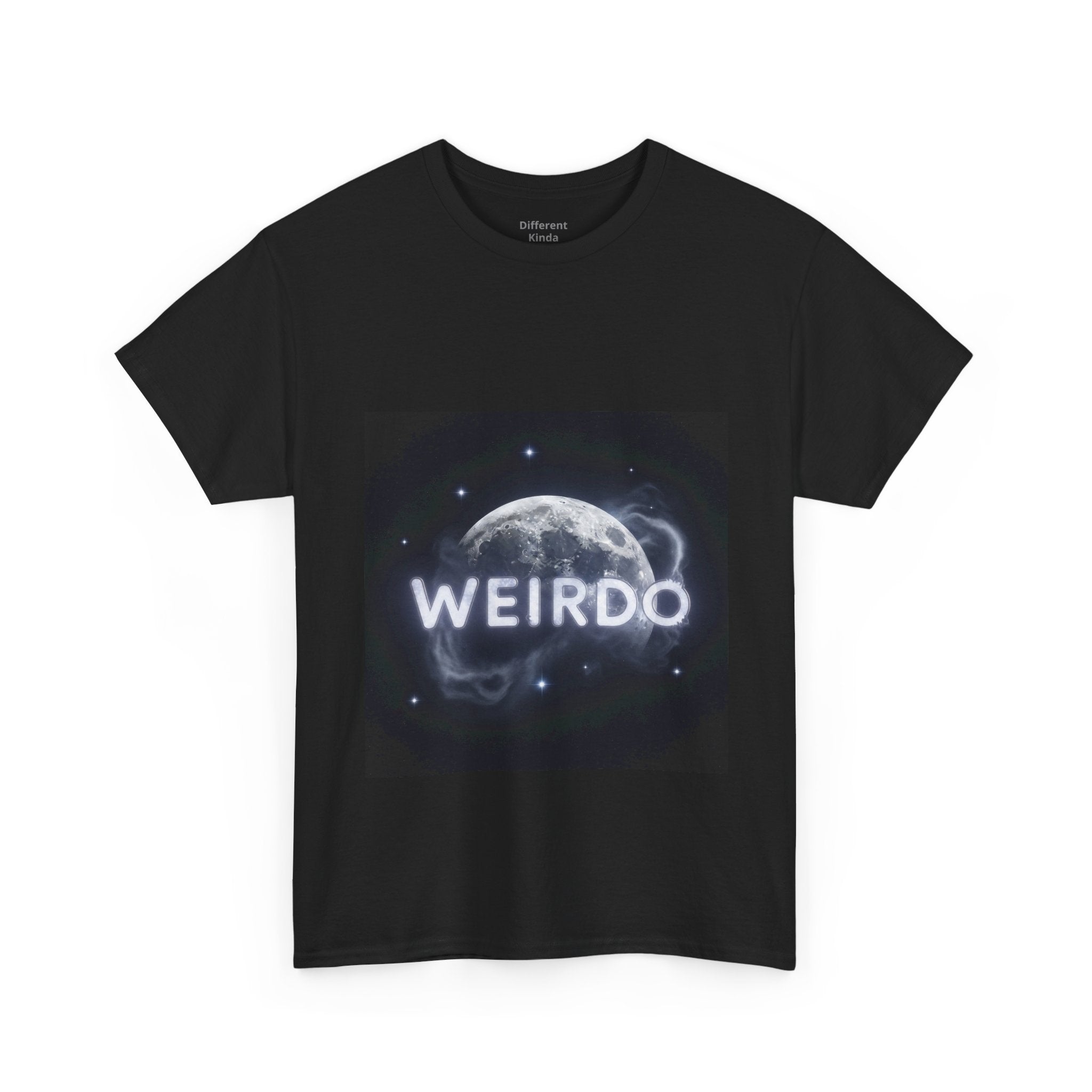 Weirdo Moon Graphic Tee — Cosmic Funny Statement T-Shirt