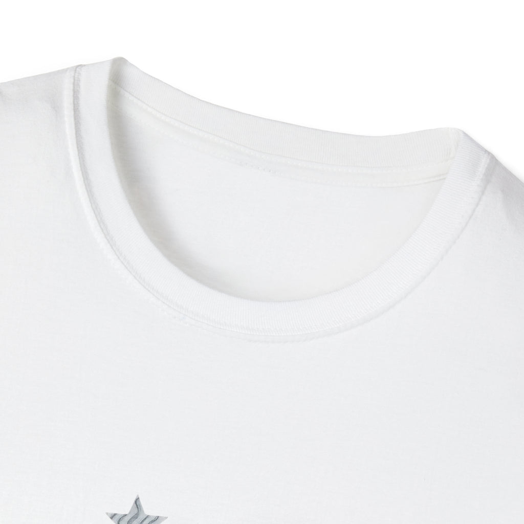 Celestial Cat Graphic Tee — Cute Space Cat T-Shirt with Stars
