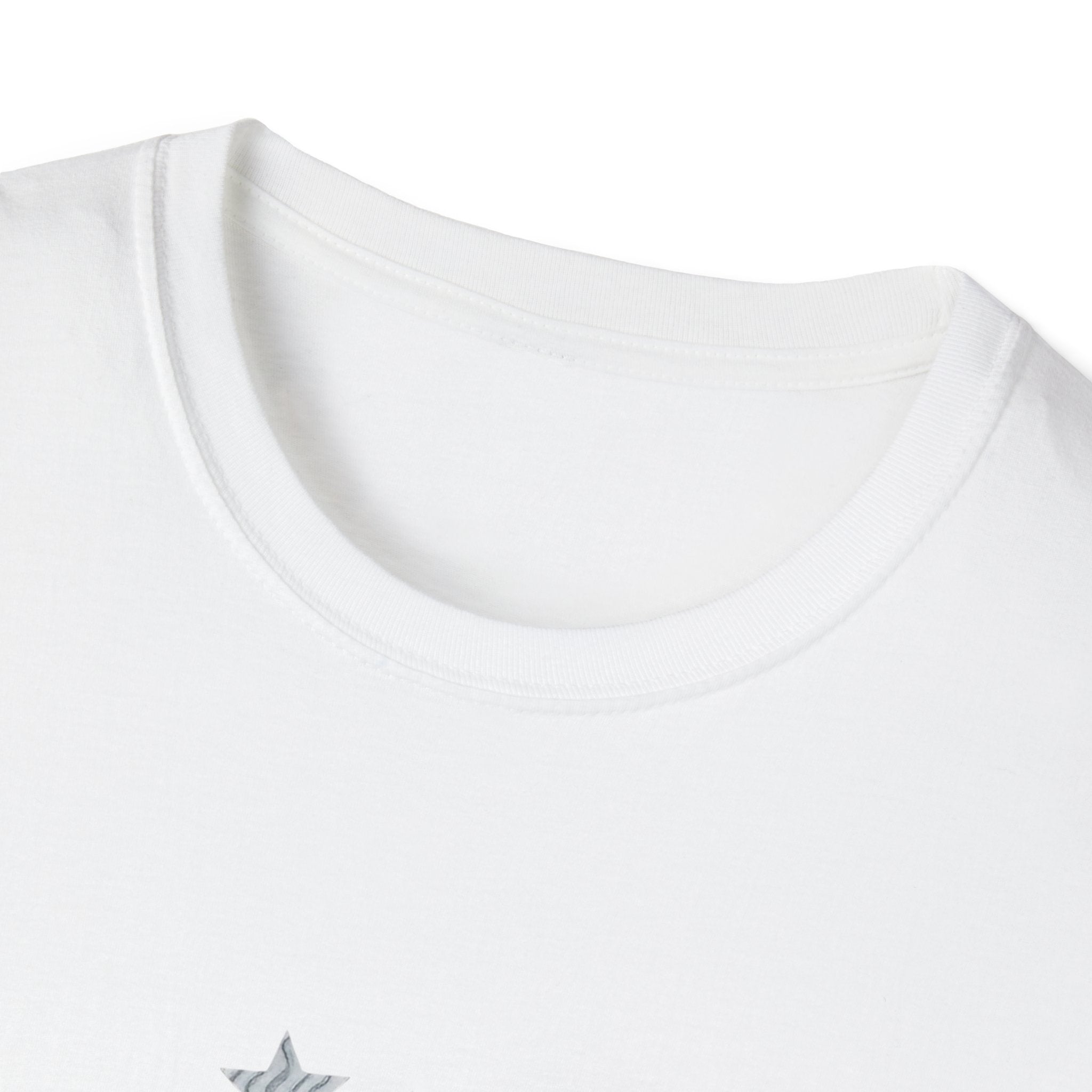 Celestial Cat Graphic Tee — Cute Space Cat T-Shirt with Stars