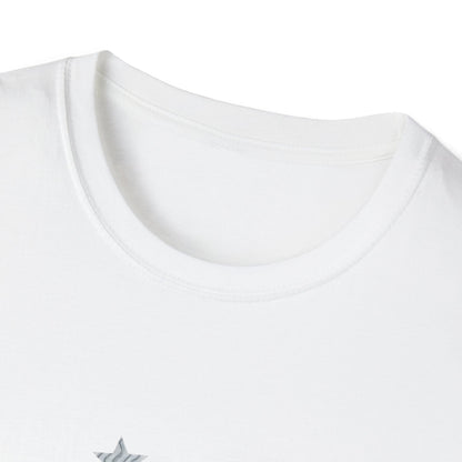 Celestial Cat Graphic Tee — Cute Space Cat T-Shirt with Stars