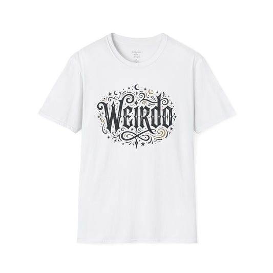 Weirdo Graphic T-Shirt — Vintage Ornamental Typography Tee