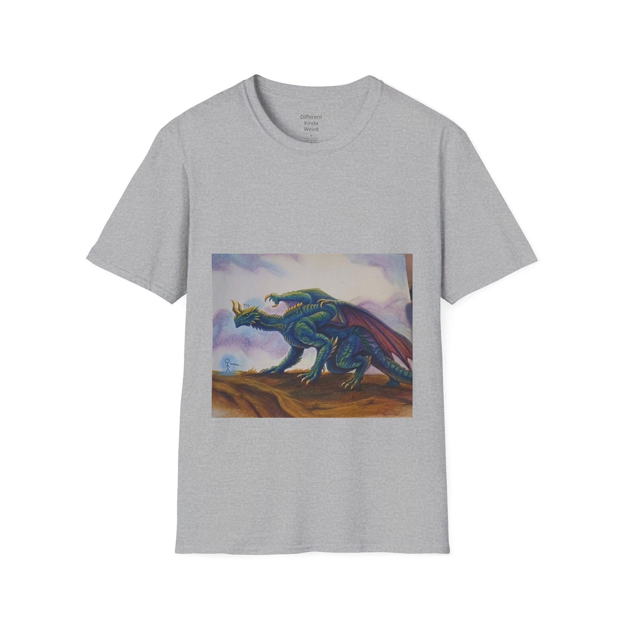 Xavier created Dragon T-Shirt — Fantasy Dragon Illustration Tee