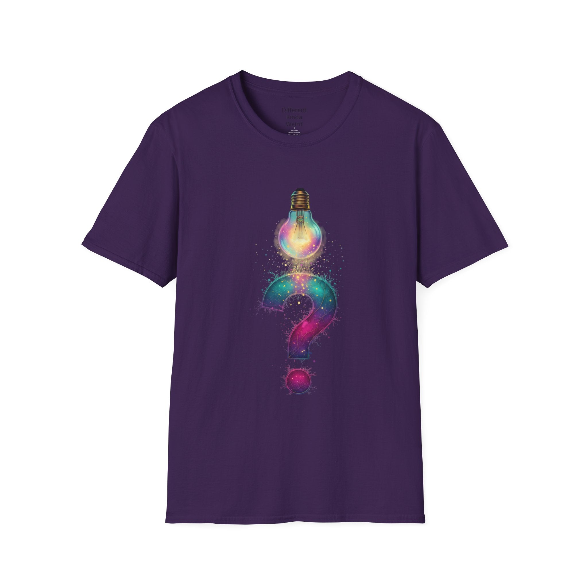 Idea Lightbulb Question Mark T-Shirt — Creative Thought Graphic Tee
