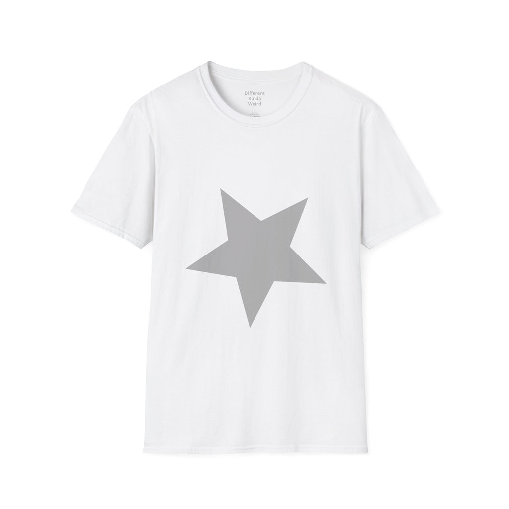 Star Graphic T-Shirt — Minimal Grey Star Tee