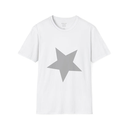 Star Graphic T-Shirt — Minimal Grey Star Tee