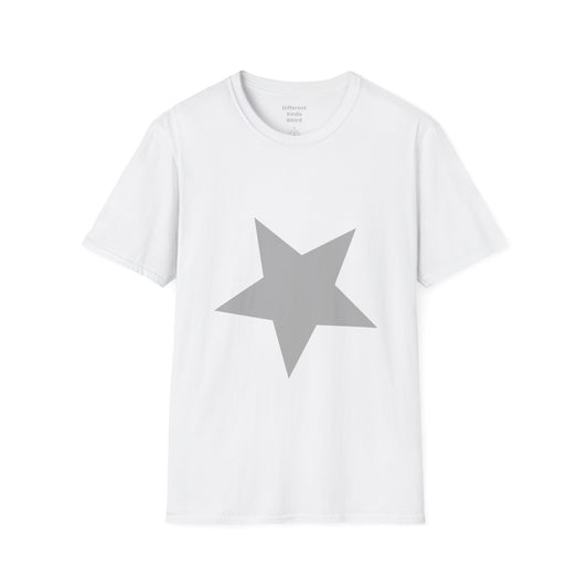 Star Graphic T-Shirt — Minimal Grey Star Tee