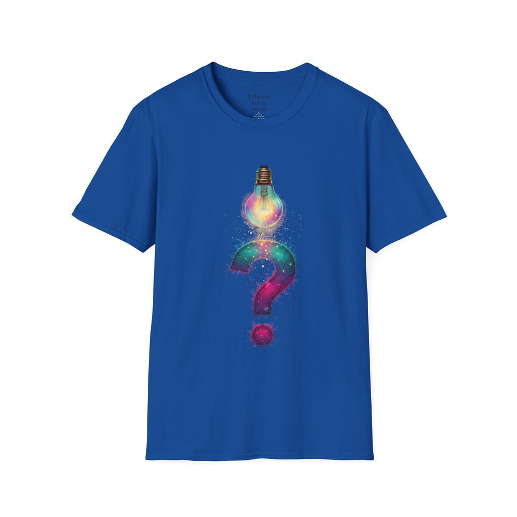 Idea Lightbulb Question Mark T-Shirt — Creative Thought Graphic Tee