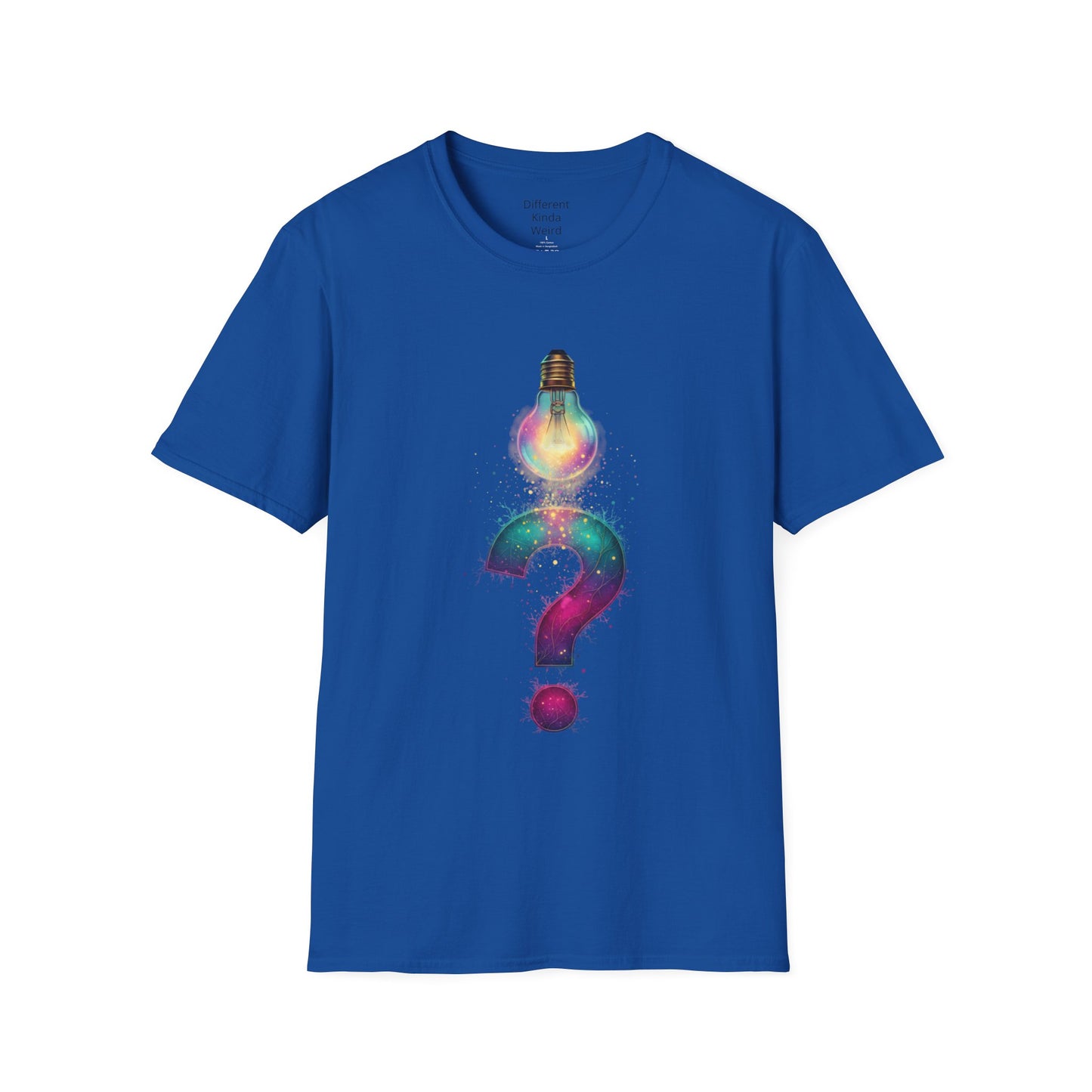 Idea Lightbulb Question Mark T-Shirt — Creative Thought Graphic Tee