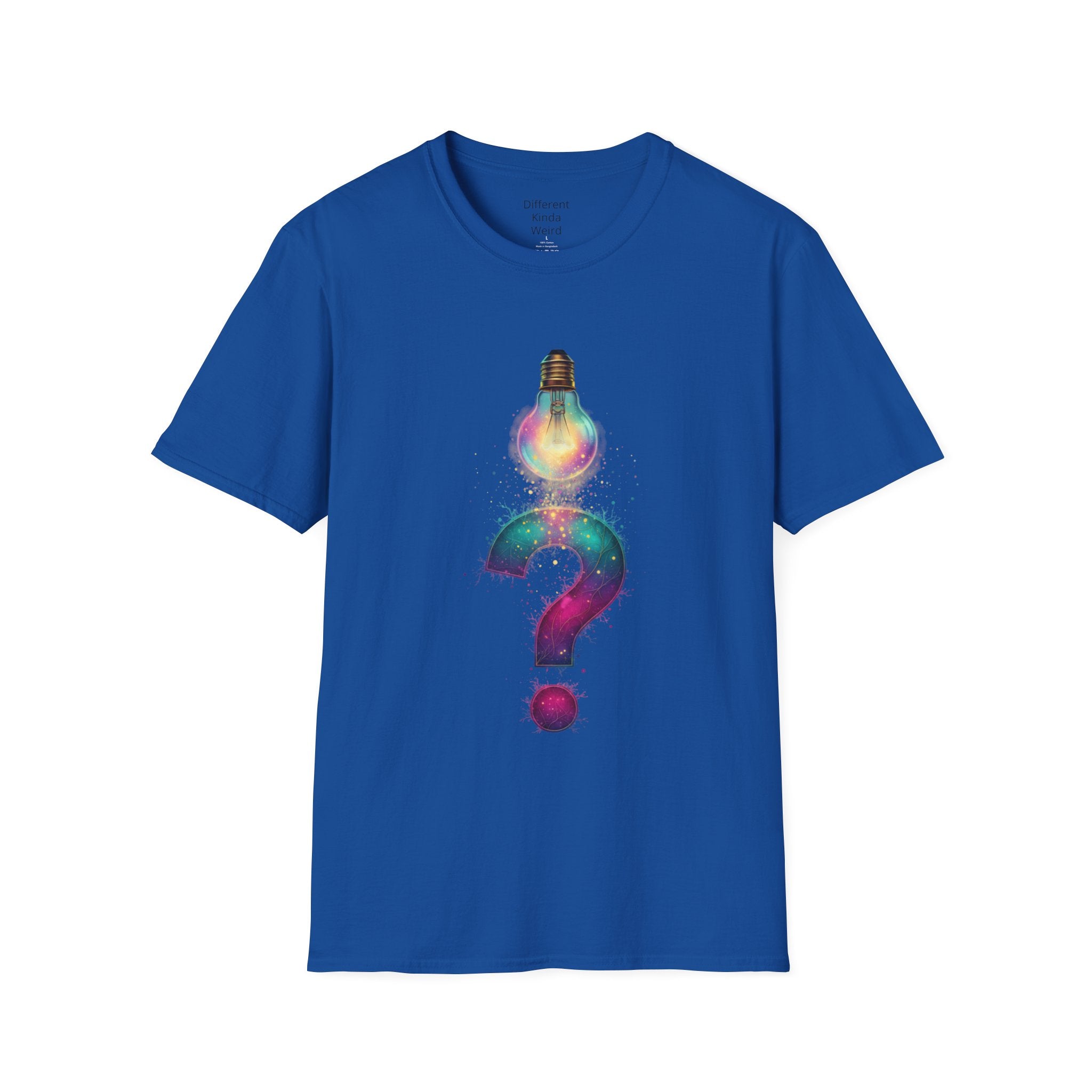 Idea Lightbulb Question Mark T-Shirt — Creative Thought Graphic Tee