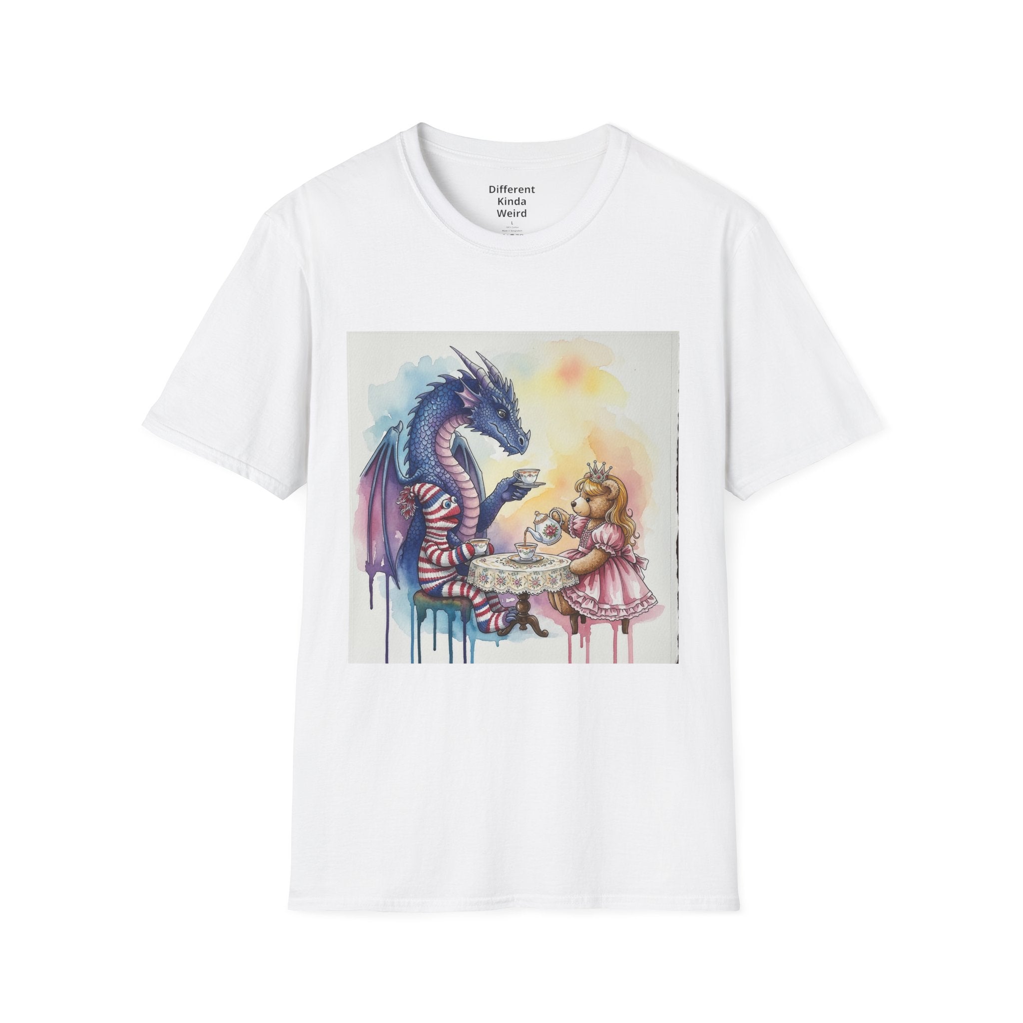 Tea Party T‑Shirt — Whimsical Fantasy Art Tee