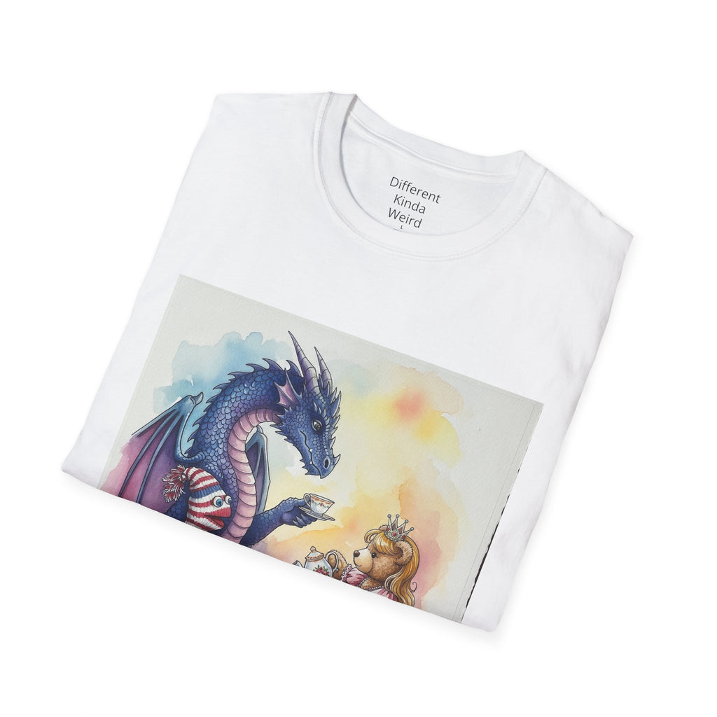 Tea Party T‑Shirt — Whimsical Fantasy Art Tee