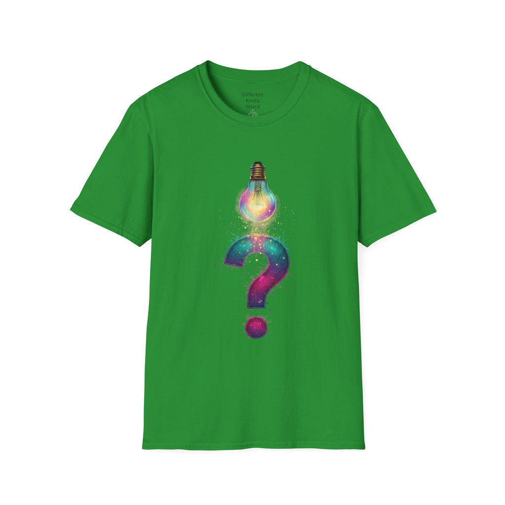 Idea Lightbulb Question Mark T-Shirt — Creative Thought Graphic Tee
