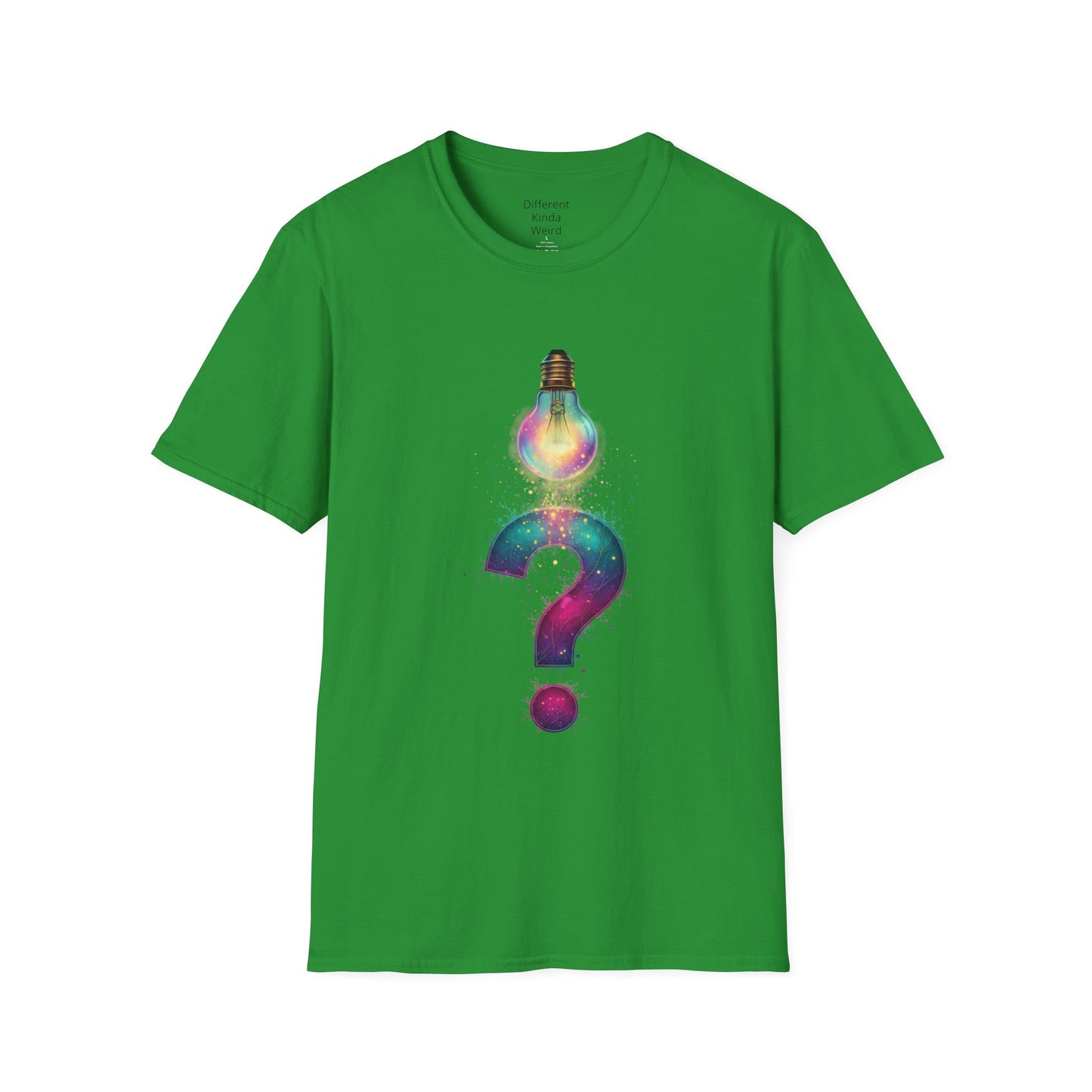 Idea Lightbulb Question Mark T-Shirt — Creative Thought Graphic Tee