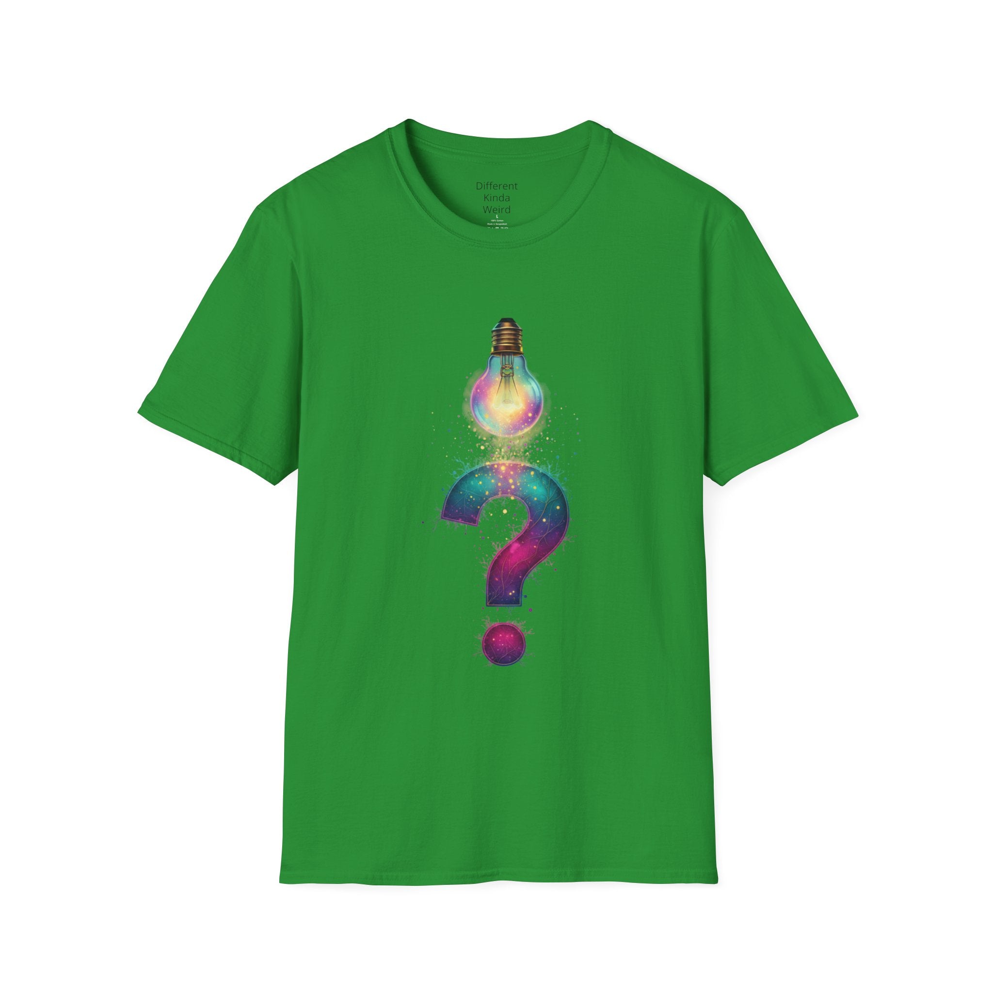 Idea Lightbulb Question Mark T-Shirt — Creative Thought Graphic Tee