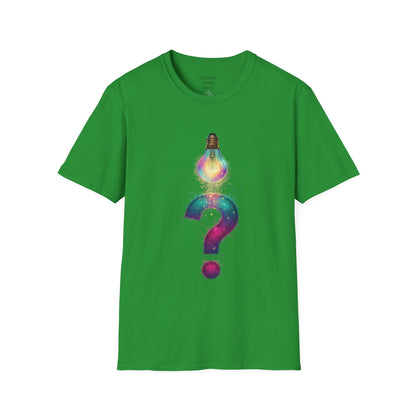 Idea Lightbulb Question Mark T-Shirt — Creative Thought Graphic Tee