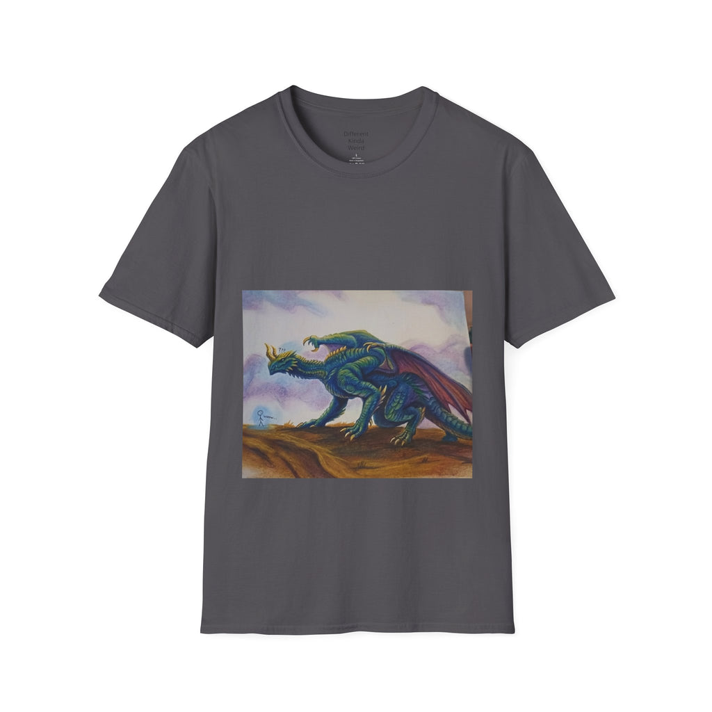 Xavier created Dragon T-Shirt — Fantasy Dragon Illustration Tee