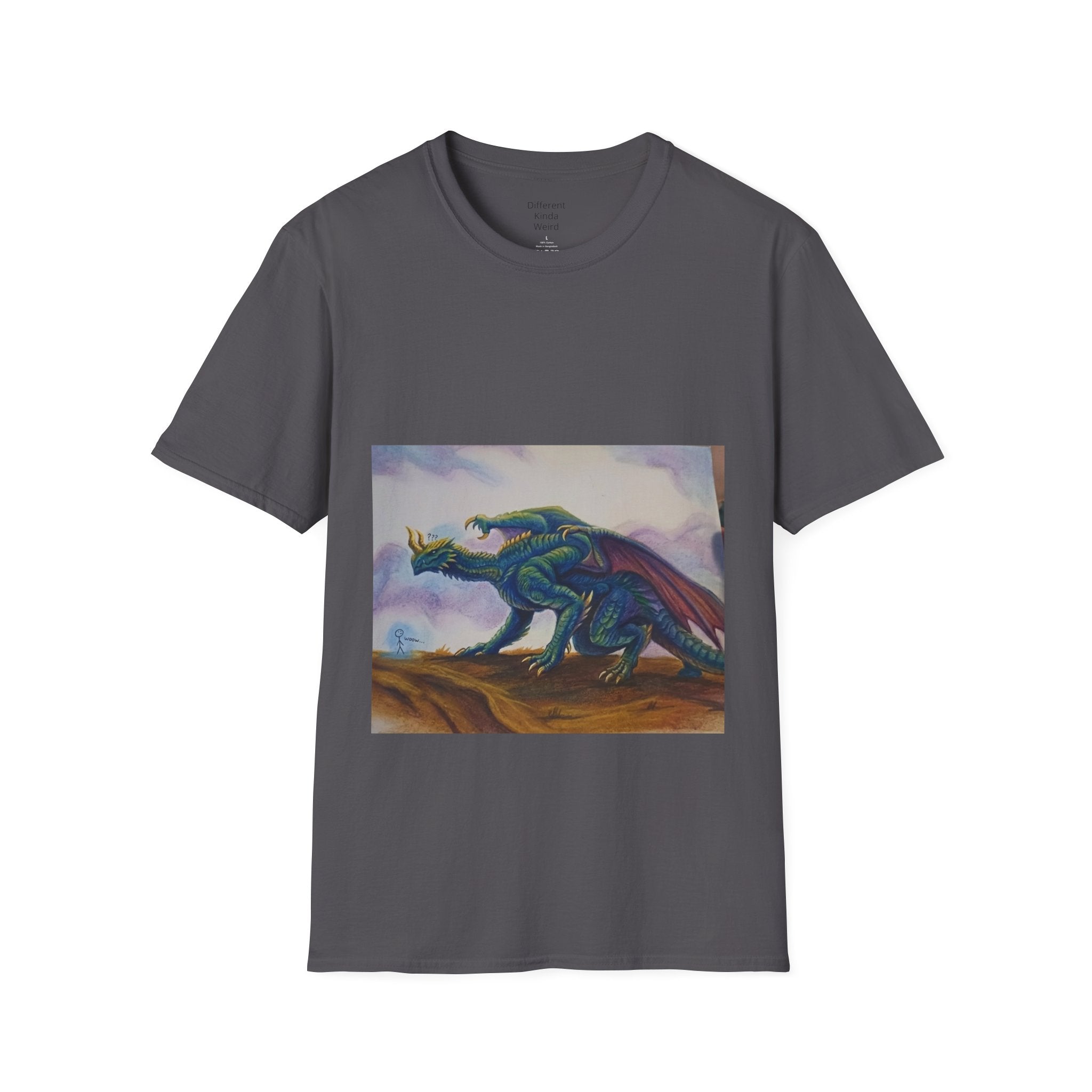 Xavier created Dragon T-Shirt — Fantasy Dragon Illustration Tee