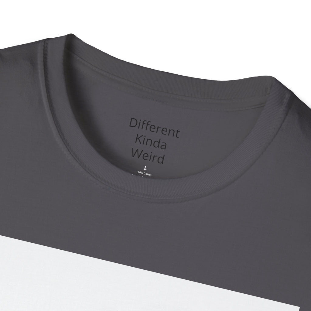 Graphic Tee — Colorful Drip Smiley with "System Error" Alert