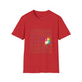 Smiley Grid T-Shirt — Color Splash Emoticon Graphic Tee