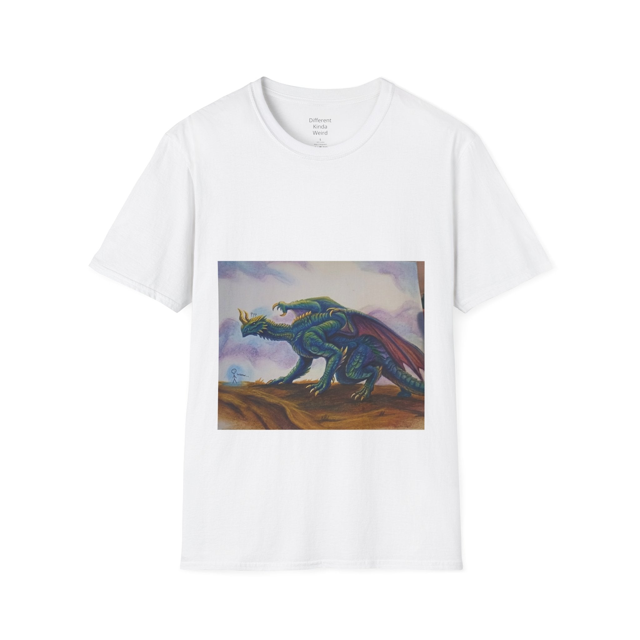 Xavier created Dragon T-Shirt — Fantasy Dragon Illustration Tee