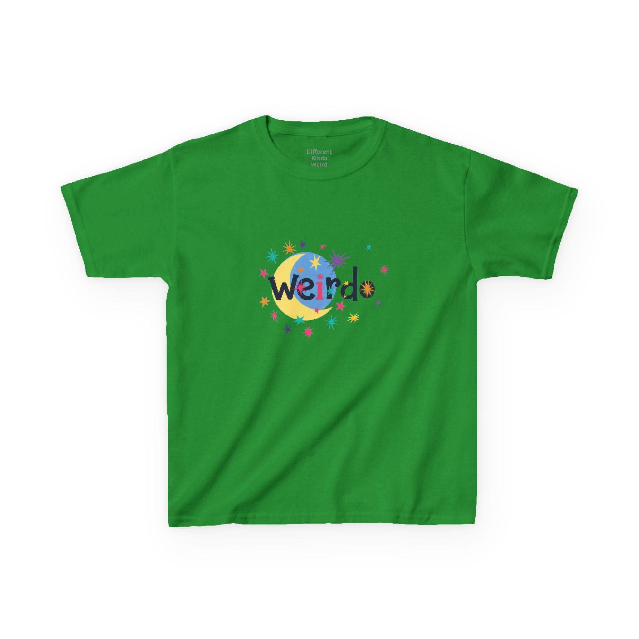 Kids "Weirdo" Graphic Tee — Colorful Confetti Design