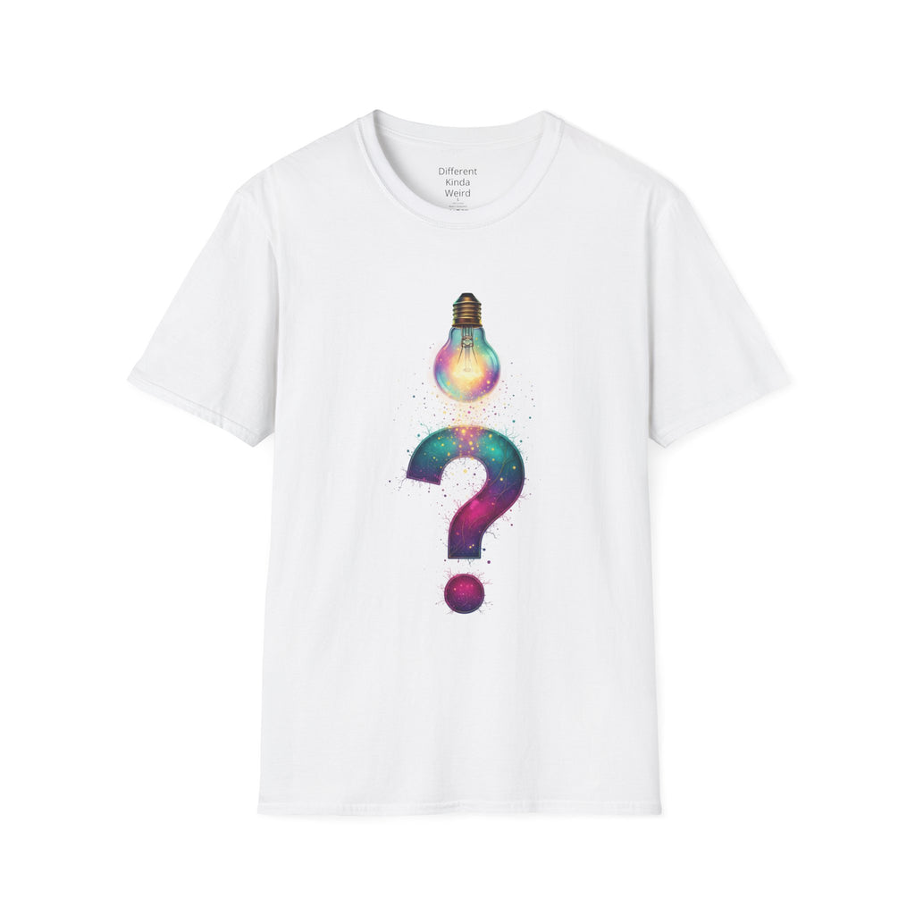 Idea Lightbulb Question Mark T-Shirt — Creative Thought Graphic Tee