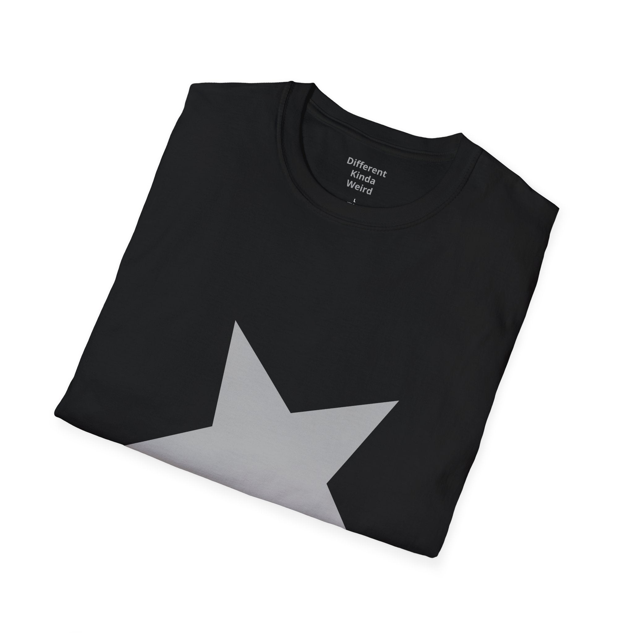 Star Graphic T-Shirt — Minimal Grey Star Tee