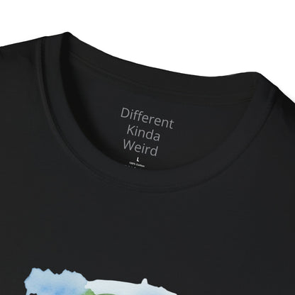 Alien Riding T-Rex T-Shirt