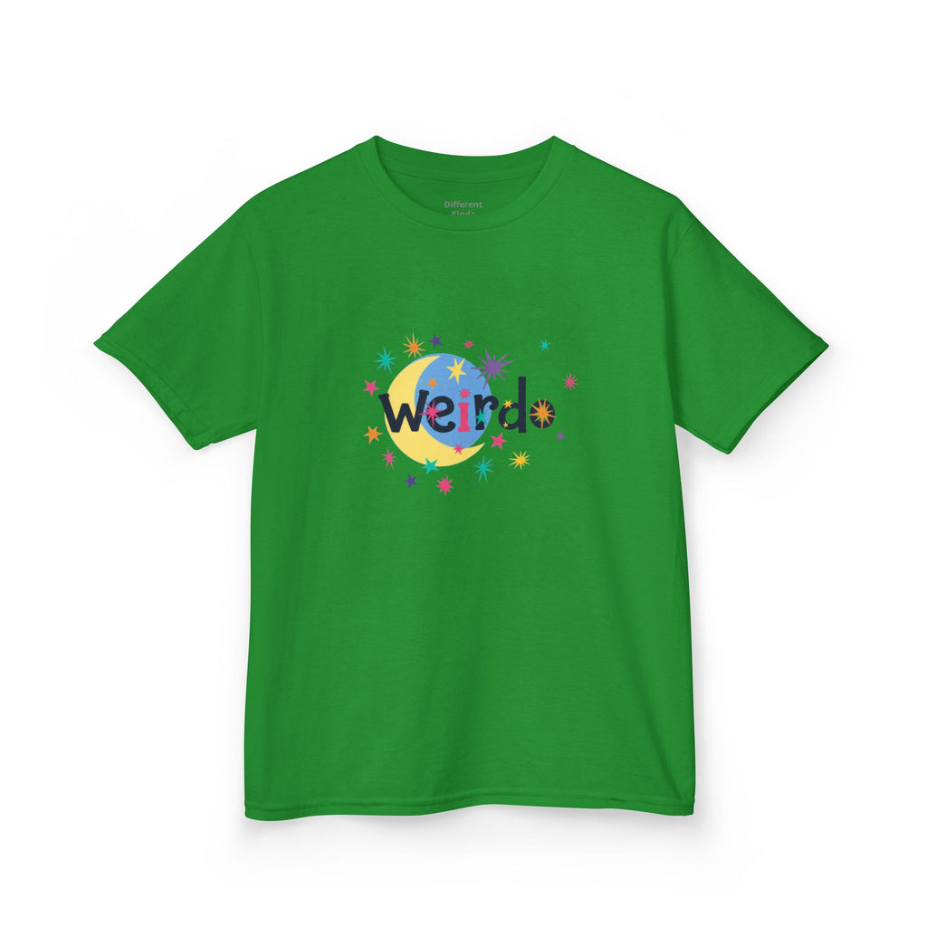 Kids "Weirdo" Graphic Tee — Colorful Confetti Design