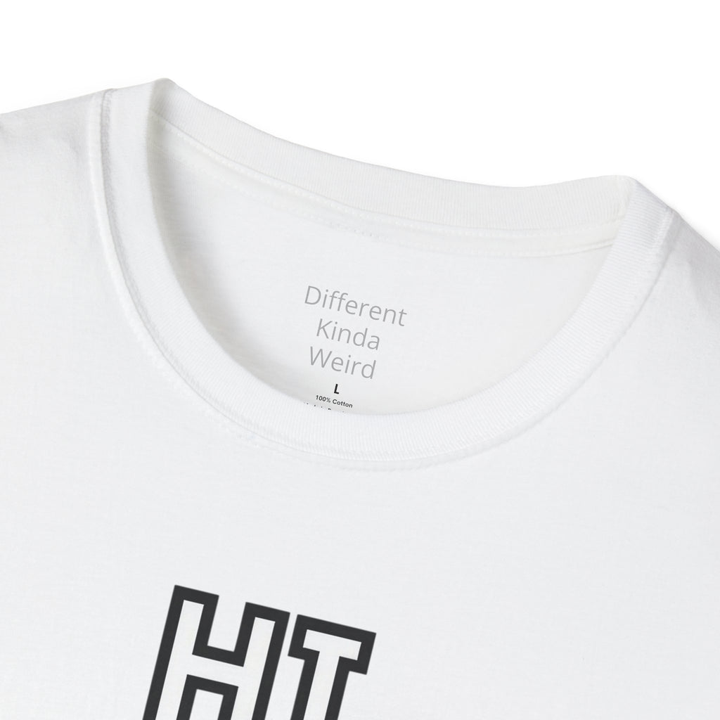 Cat Paw 'HI' T-Shirt — Cute Pixel Art Kitty Paw Graphic Tee