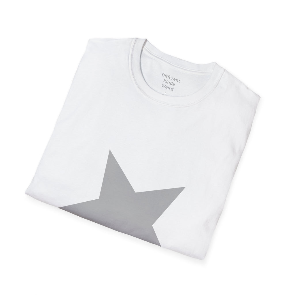 Star Graphic T-Shirt — Minimal Grey Star Tee