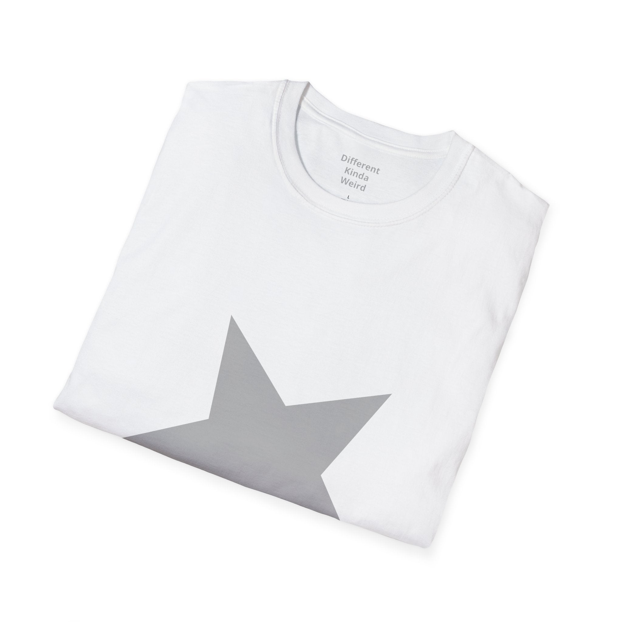 Star Graphic T-Shirt — Minimal Grey Star Tee