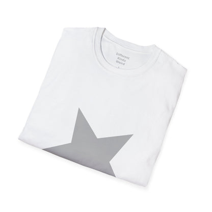 Star Graphic T-Shirt — Minimal Grey Star Tee