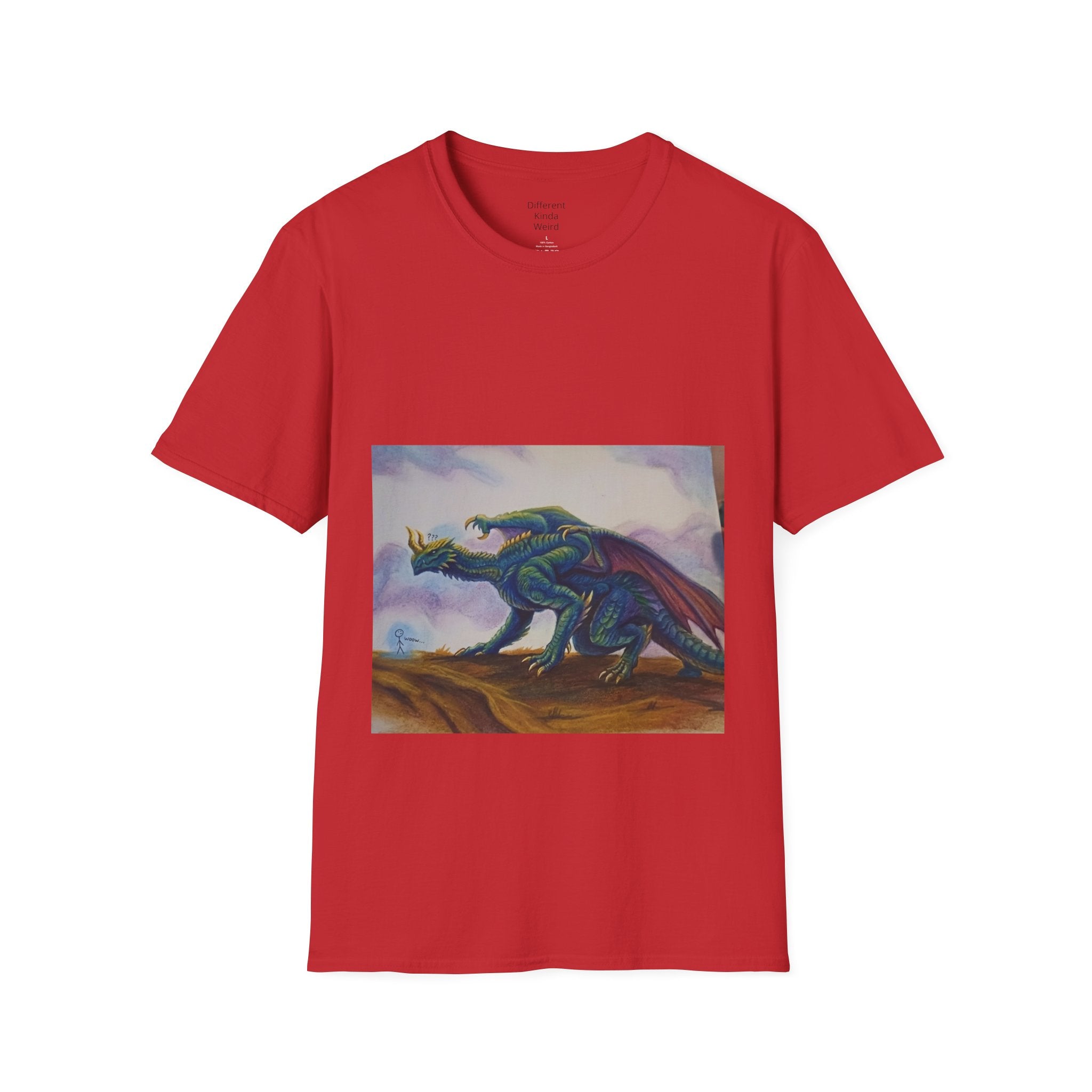 Xavier created Dragon T-Shirt — Fantasy Dragon Illustration Tee