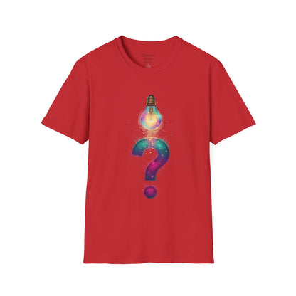 Idea Lightbulb Question Mark T-Shirt — Creative Thought Graphic Tee