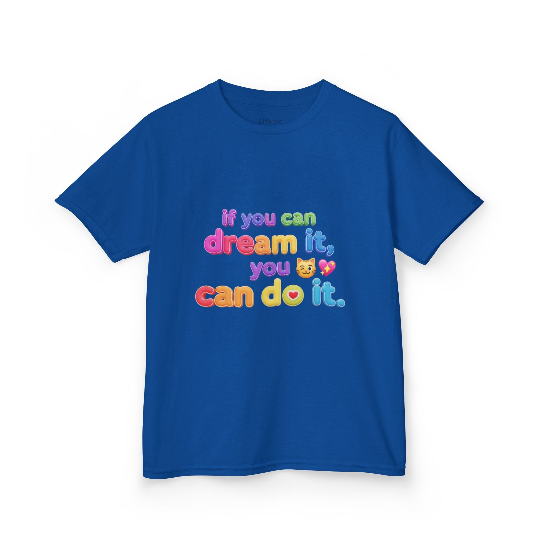 Kids Tee  "If you can dream it, you can do it." Aurora created Inspirational Shirt