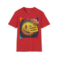 T-Shirt — "Warning Weirdo" Retro Smiley Graphic Tee