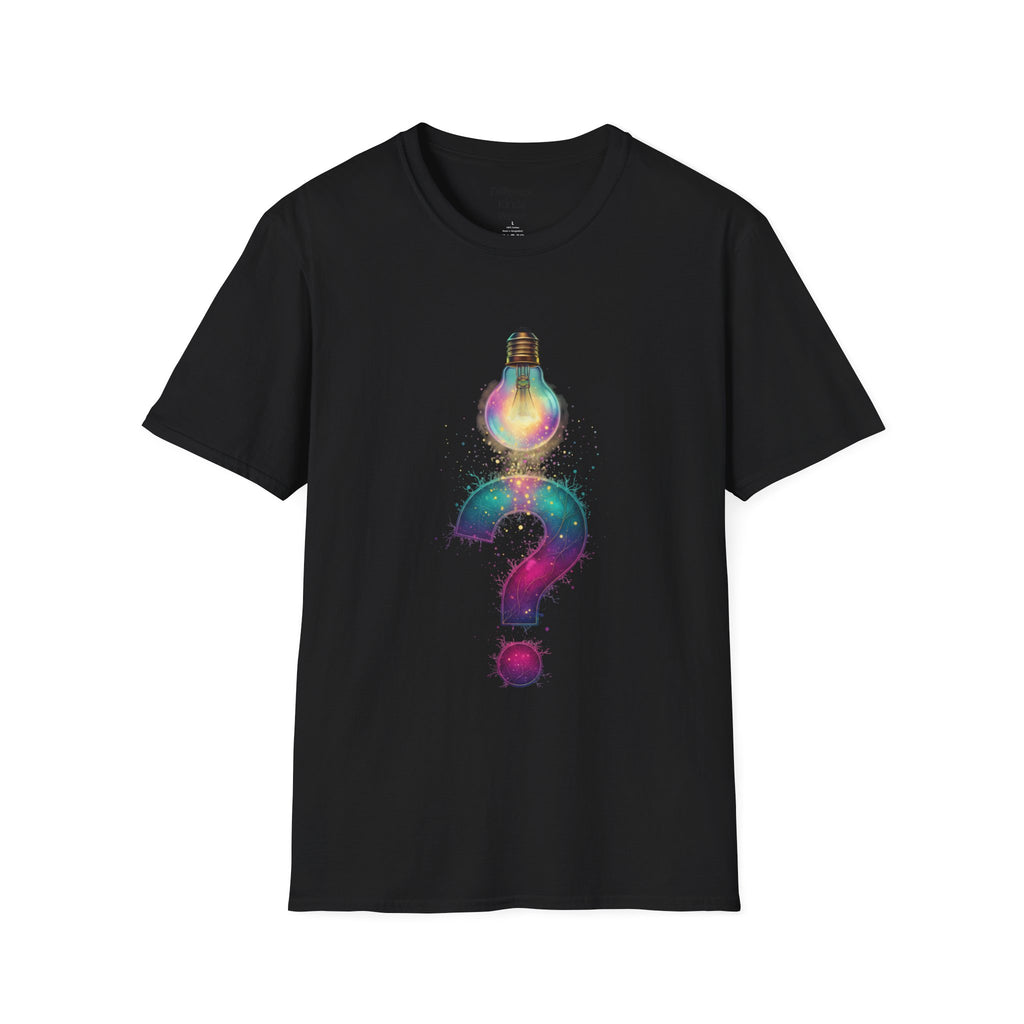 Idea Lightbulb Question Mark T-Shirt — Creative Thought Graphic Tee