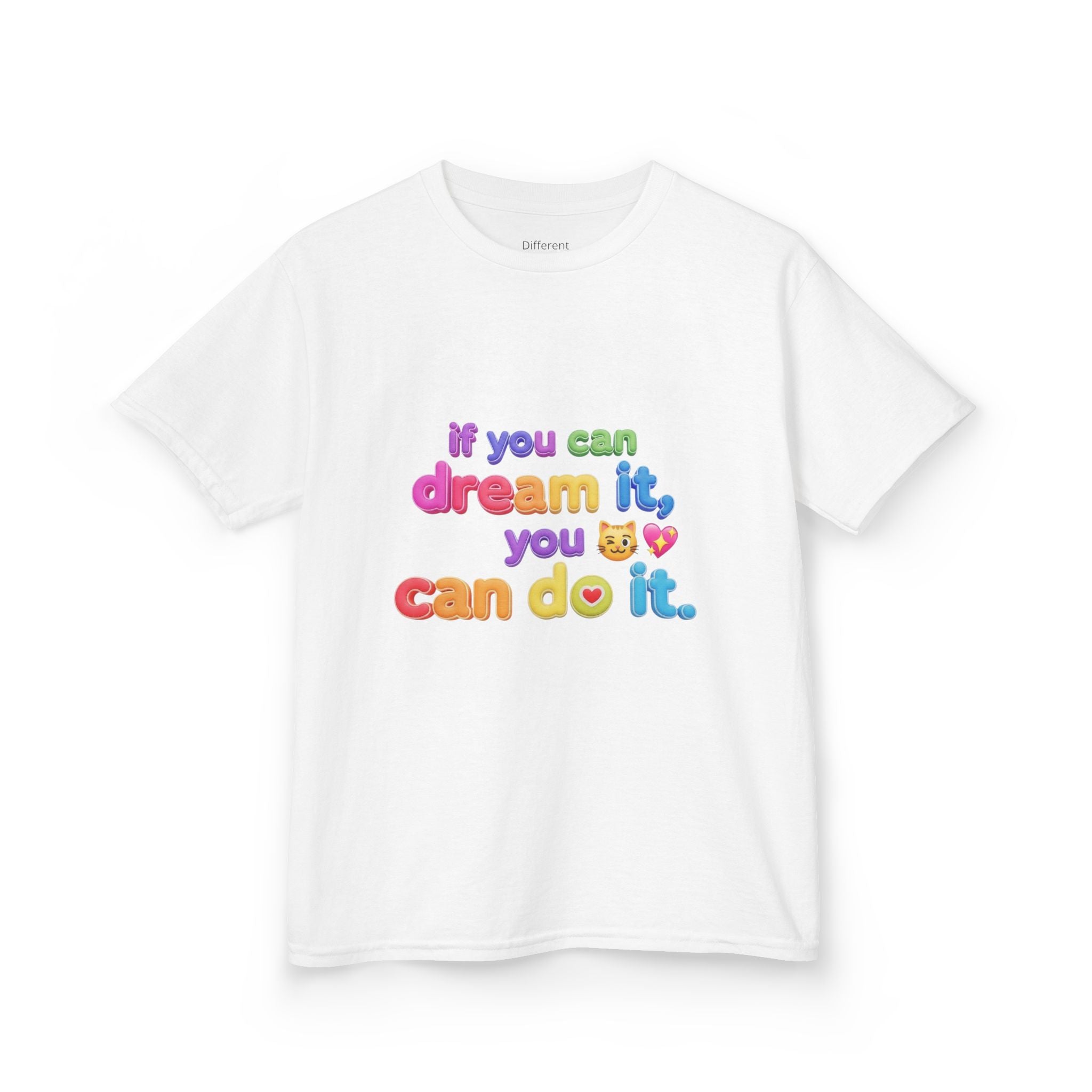 Kids Tee  "If you can dream it, you can do it." Aurora created Inspirational Shirt