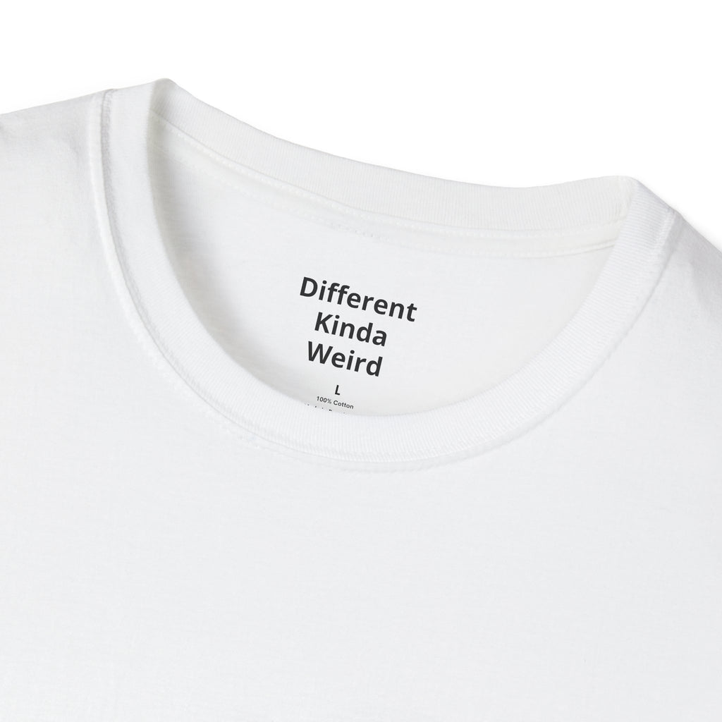 Graphic Tee — Colorful Drip Smiley with "System Error" Alert